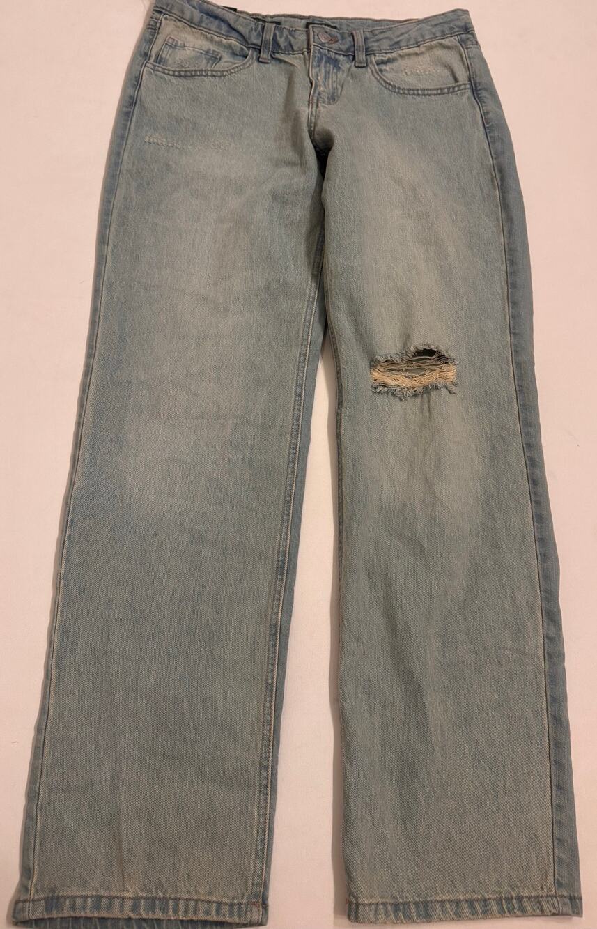 NWT Wild Fable Women's Mid Rise Straight Jeans Light Wash Sz 8